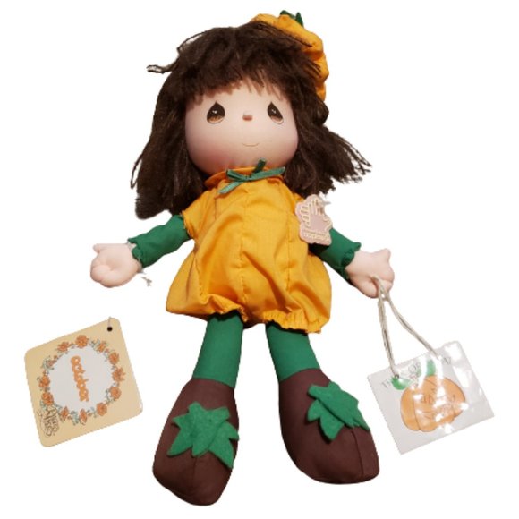 Vintage Applause October Olivie Doll Orange Green Halloween 1987 Brand New NWT - Picture 1 of 11